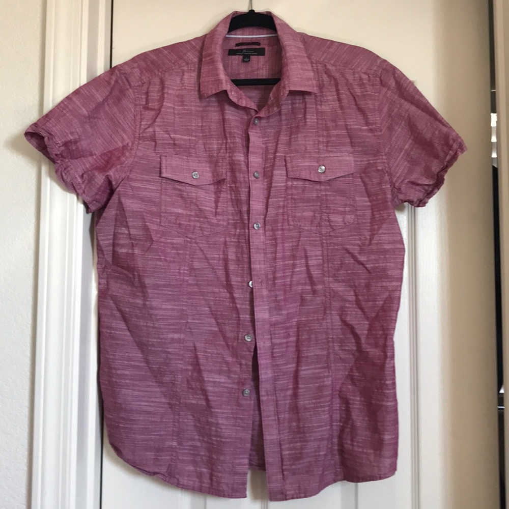 Casual short sleeve button down